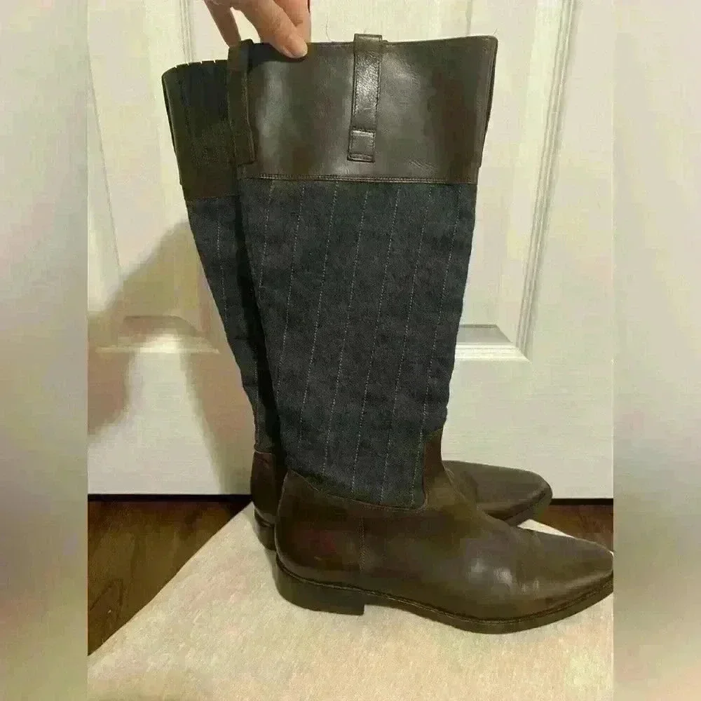 Santoni women’s leather boots size  37/ 6.5